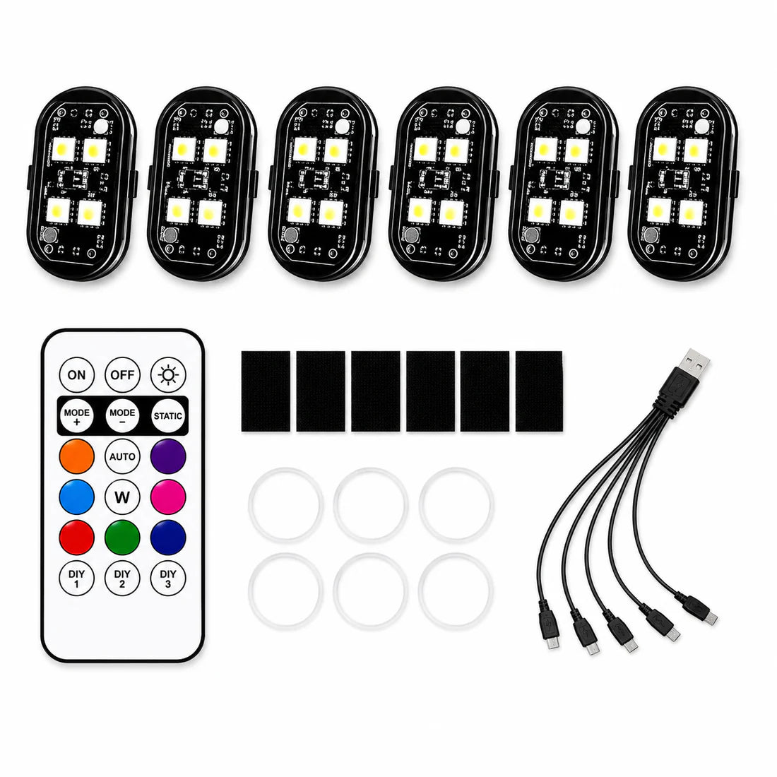 Kit Premium 4 Leds RGB