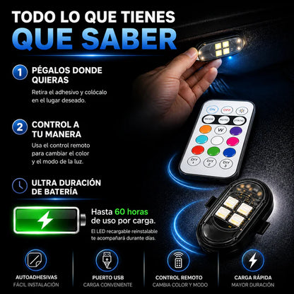Kit Premium 4 Leds RGB