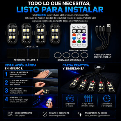 Kit Premium 4 Leds RGB